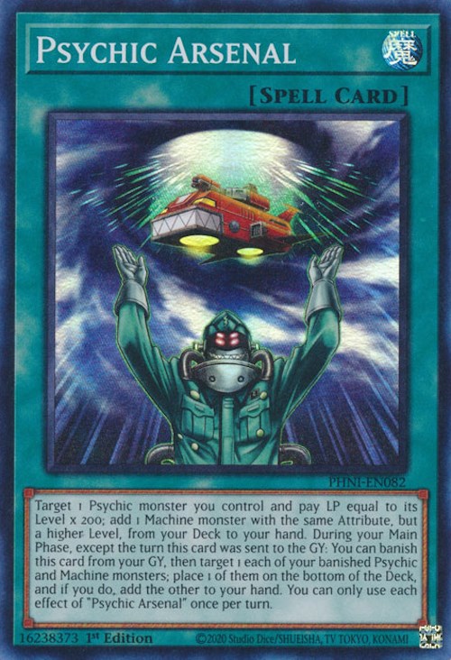Psychic Arsenal [PHNI-EN082] Super Rare | Gear Gaming Fayetteville