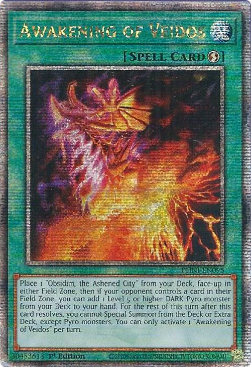 Awakening of Veidos [PHNI-EN095] Quarter Century Secret Rare | Gear Gaming Fayetteville