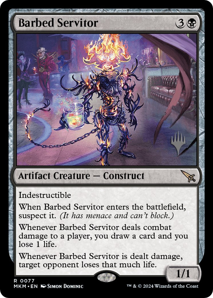 Barbed Servitor (Promo Pack) [Murders at Karlov Manor Promos] | Gear Gaming Fayetteville