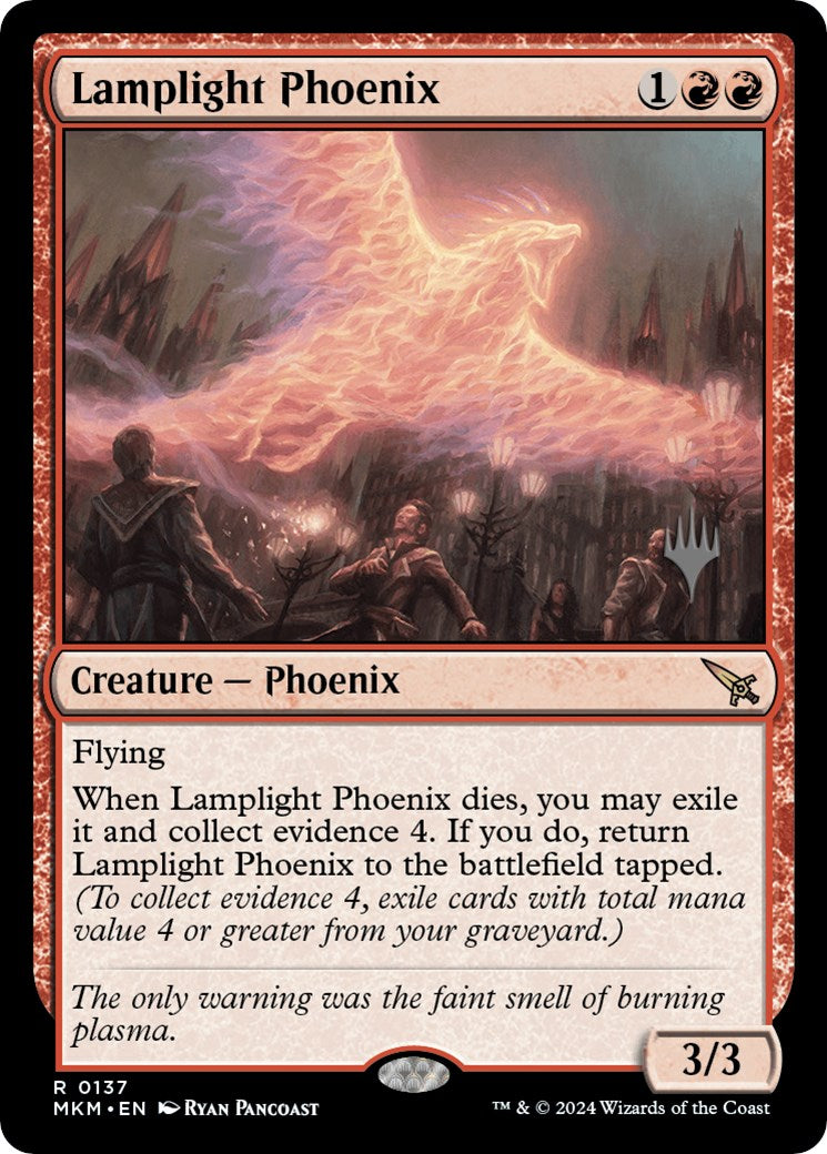 Lamplight Phoenix (Promo Pack) [Murders at Karlov Manor Promos] | Gear Gaming Fayetteville