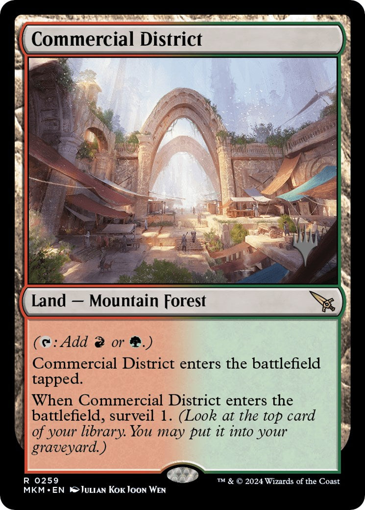 Commercial District (Promo Pack) [Murders at Karlov Manor Promos] | Gear Gaming Fayetteville