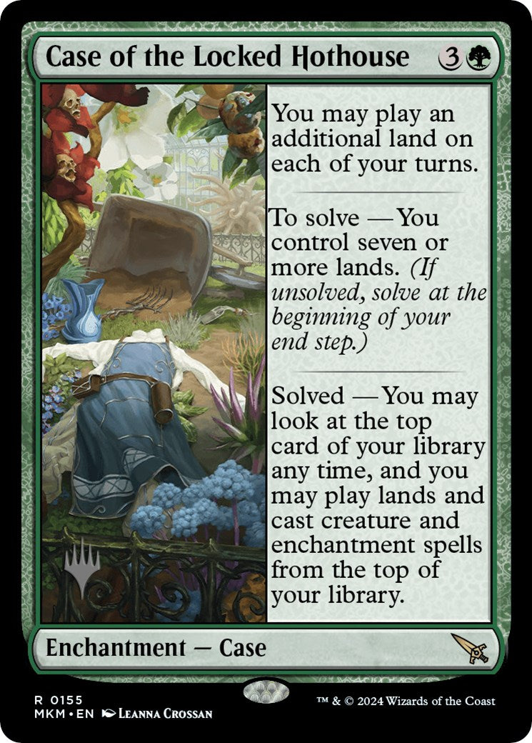 Case of the Locked Hothouse (Promo Pack) [Murders at Karlov Manor Promos] | Gear Gaming Fayetteville