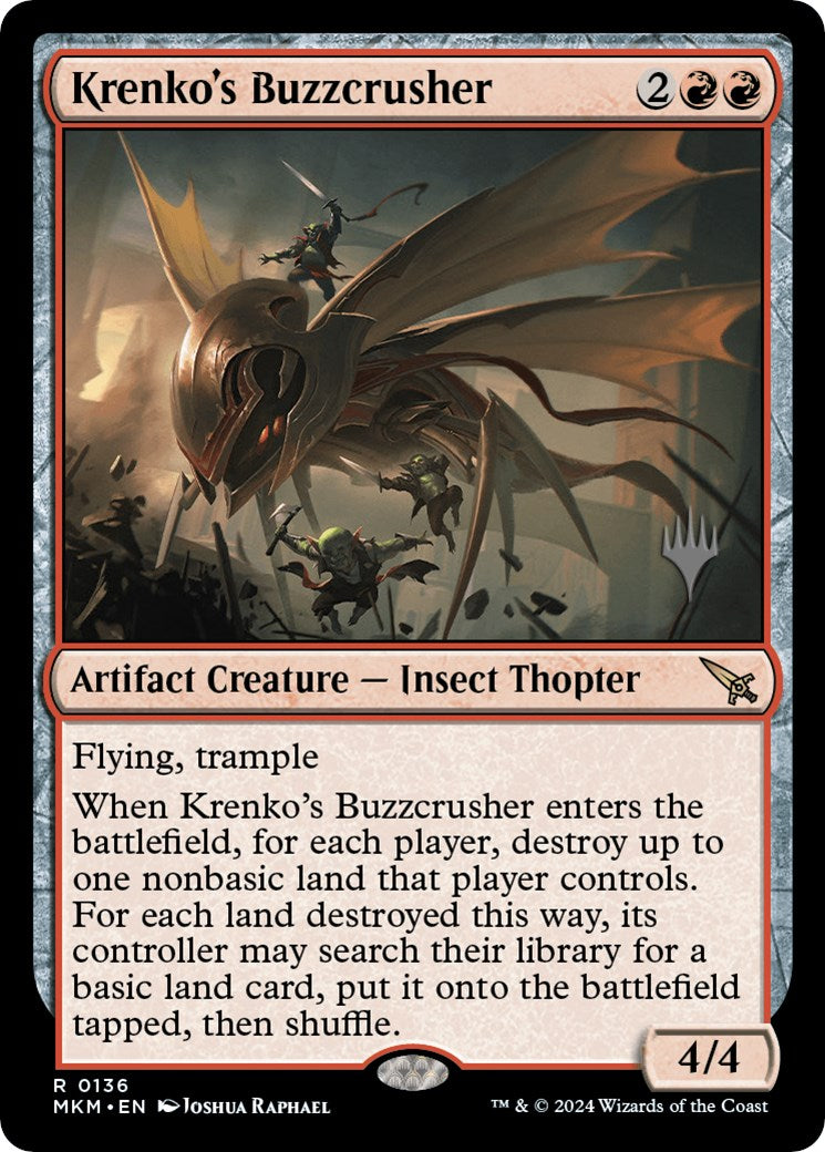 Krenko's Buzzcrusher (Promo Pack) [Murders at Karlov Manor Promos] | Gear Gaming Fayetteville
