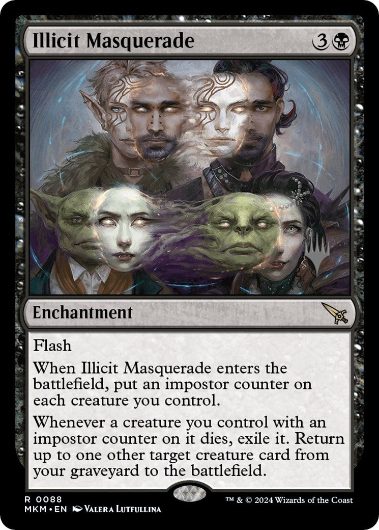Illicit Masquerade (Promo Pack) [Murders at Karlov Manor Promos] | Gear Gaming Fayetteville