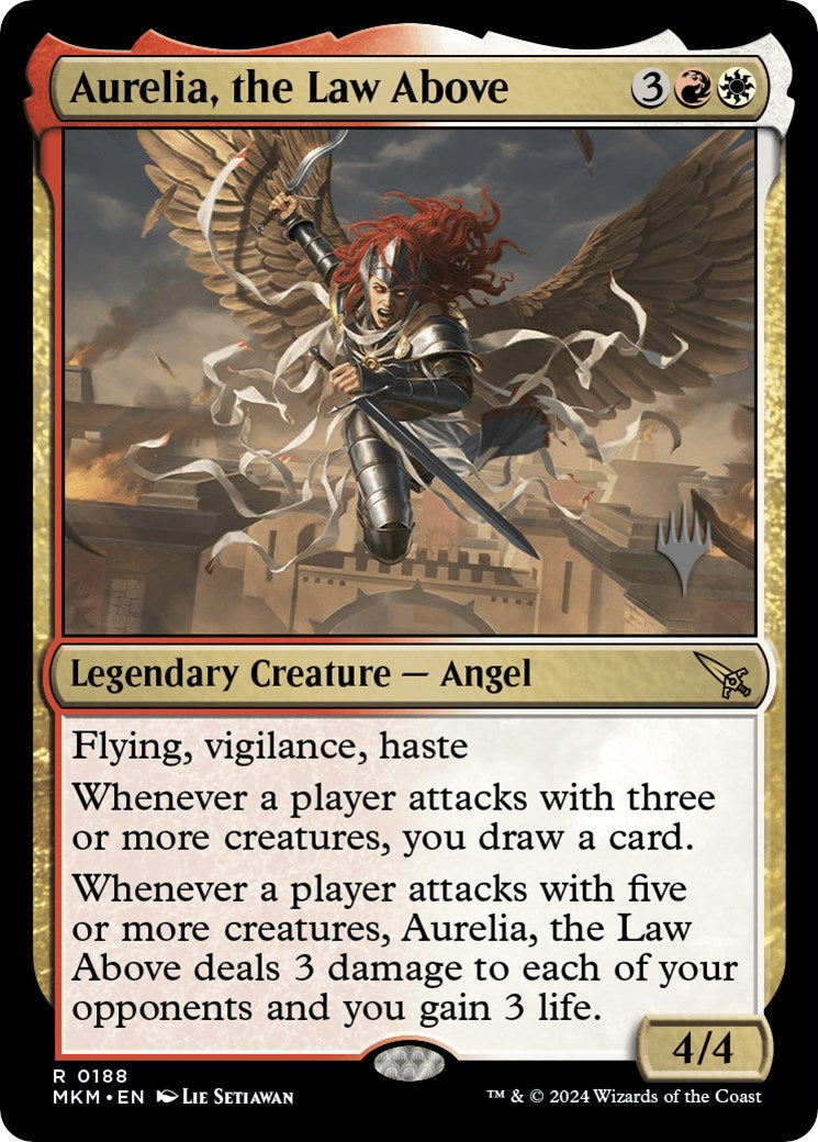 Aurelia, the Law Above (Promo Pack) [Murders at Karlov Manor Promos] | Gear Gaming Fayetteville