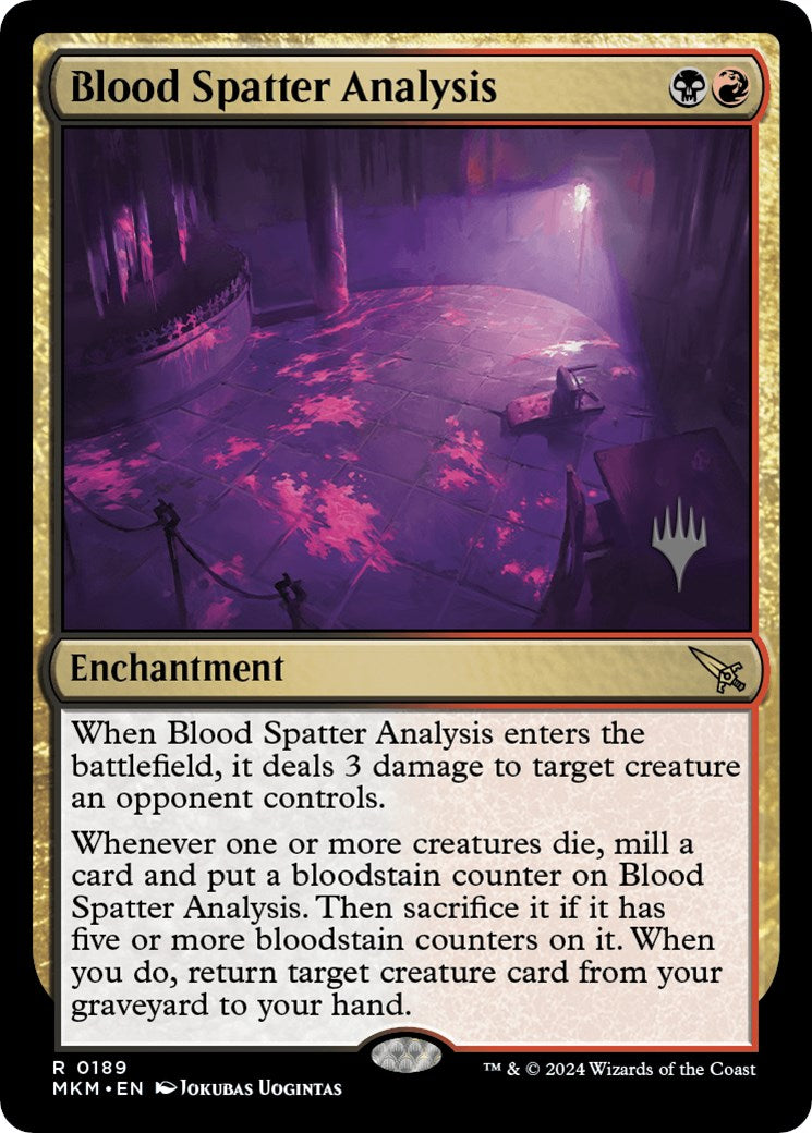 Blood Spatter Analysis (Promo Pack) [Murders at Karlov Manor Promos] | Gear Gaming Fayetteville