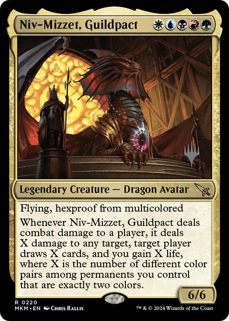 Niv-Mizzet, Guildpact (Promo Pack) [Murders at Karlov Manor Promos] | Gear Gaming Fayetteville