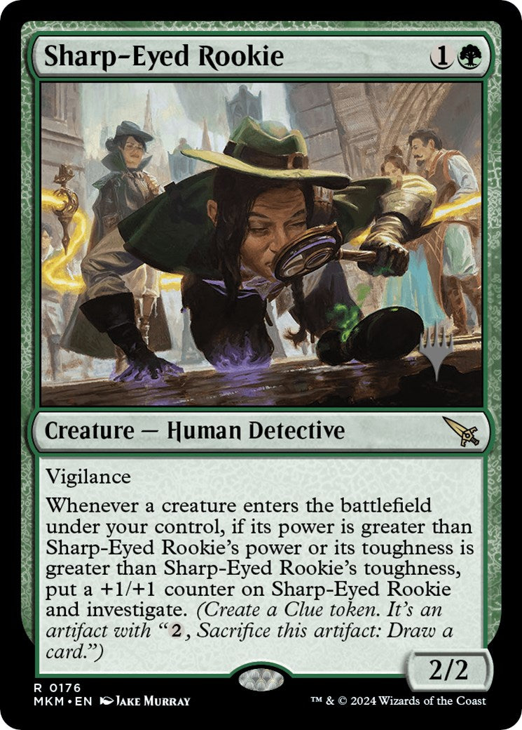 Sharp-Eyed Rookie (Promo Pack) [Murders at Karlov Manor Promos] | Gear Gaming Fayetteville