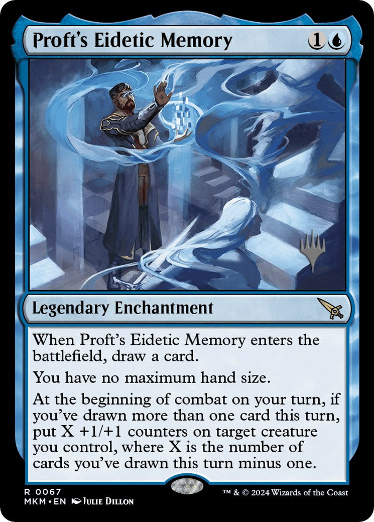 Proft's Eidetic Memory (Promo Pack) [Murders at Karlov Manor Promos] | Gear Gaming Fayetteville