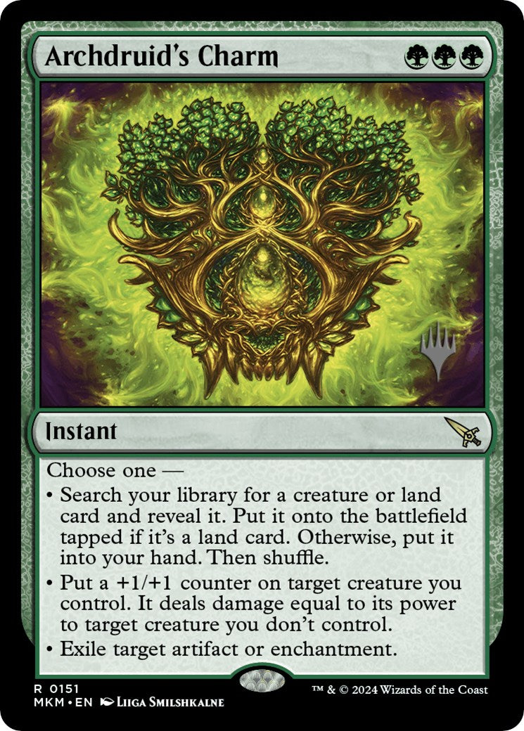 Archdruid's Charm (Promo Pack) [Murders at Karlov Manor Promos] | Gear Gaming Fayetteville