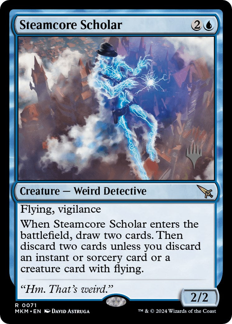 Steamcore Scholar (Promo Pack) [Murders at Karlov Manor Promos] | Gear Gaming Fayetteville