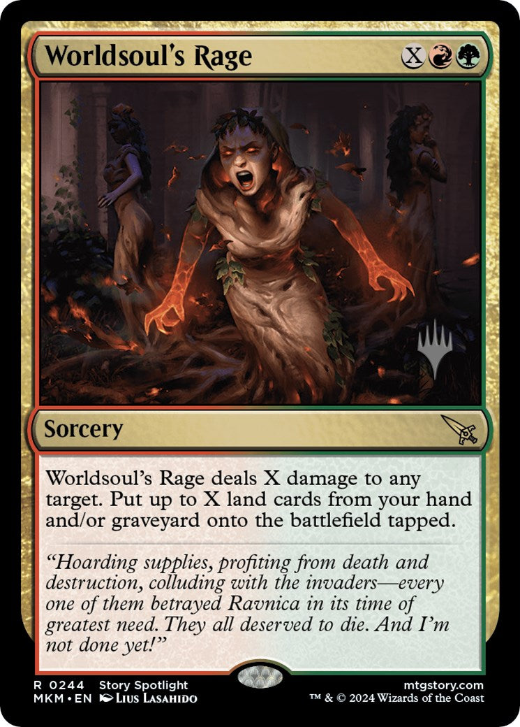 Worldsoul's Rage (Promo Pack) [Murders at Karlov Manor Promos] | Gear Gaming Fayetteville