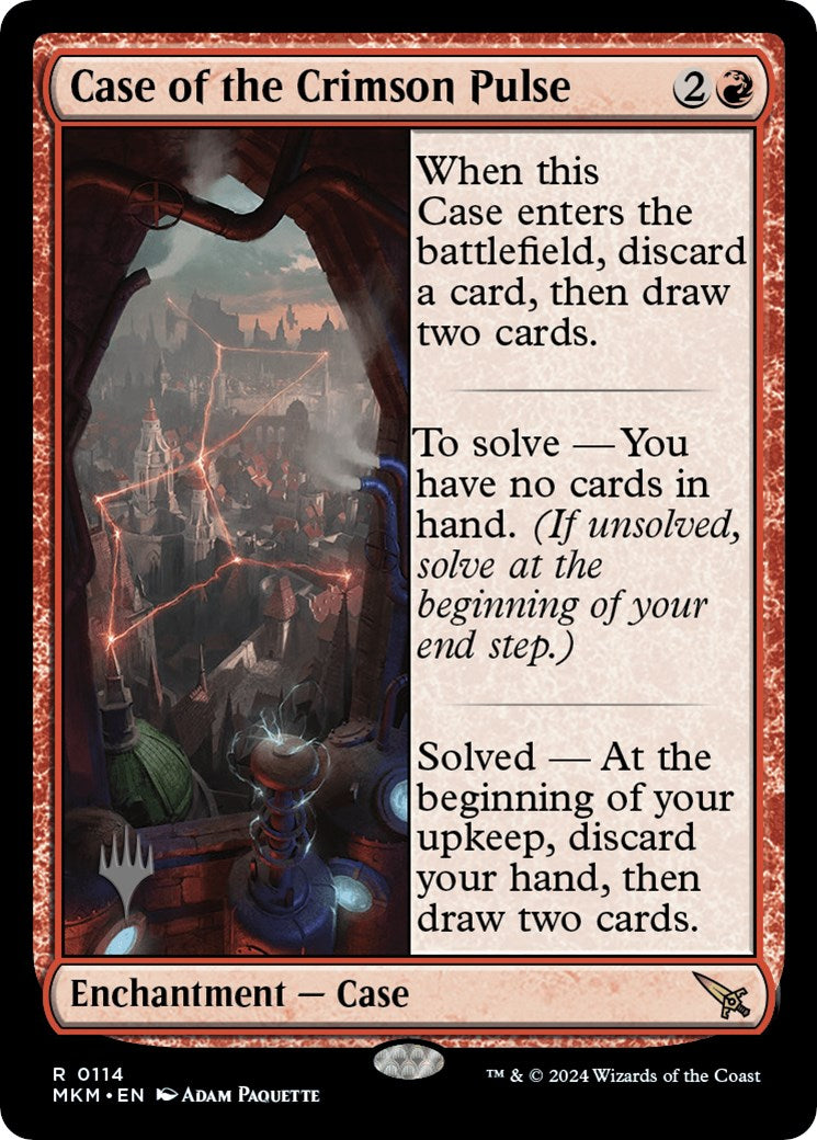 Case of the Crimson Pulse (Promo Pack) [Murders at Karlov Manor Promos] | Gear Gaming Fayetteville