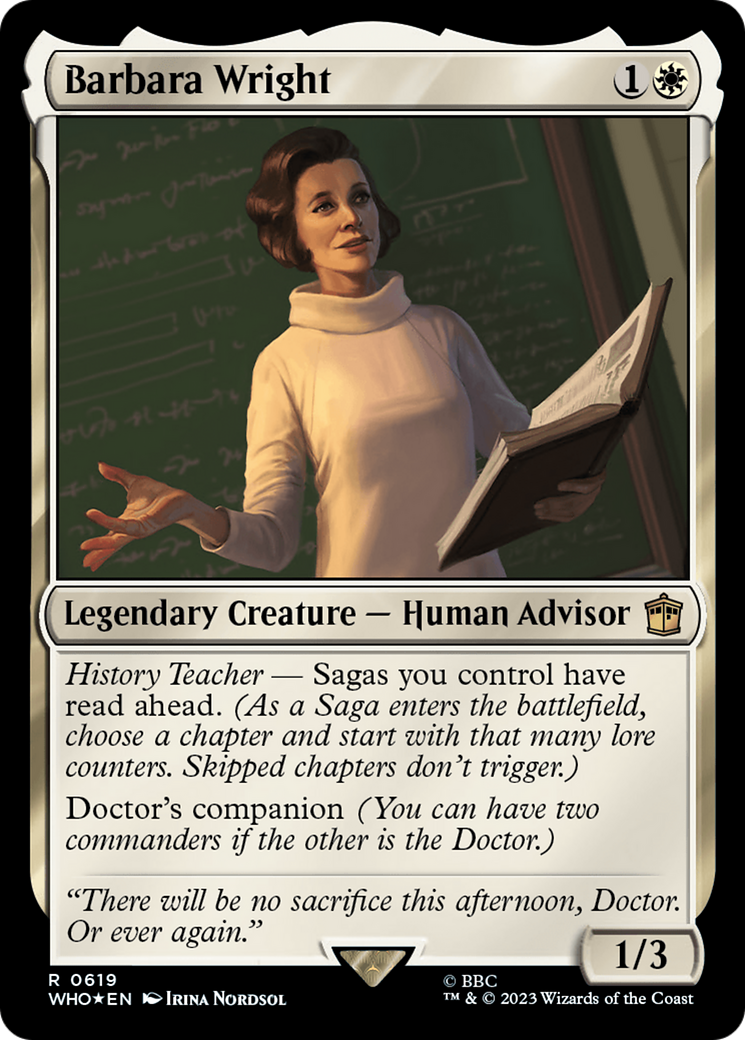 Barbara Wright (Surge Foil) [Doctor Who] | Gear Gaming Fayetteville