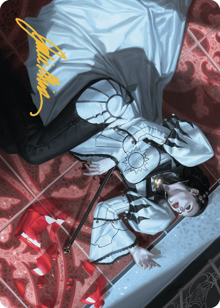 Deadly Complication Art Card (18/49) (Gold-Stamped Signature) [Murders at Karlov Manor Art Series] | Gear Gaming Fayetteville