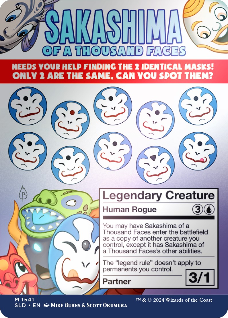 Sakashima of a Thousand Faces (Rainbow Foil) [Secret Lair Drop Series] | Gear Gaming Fayetteville