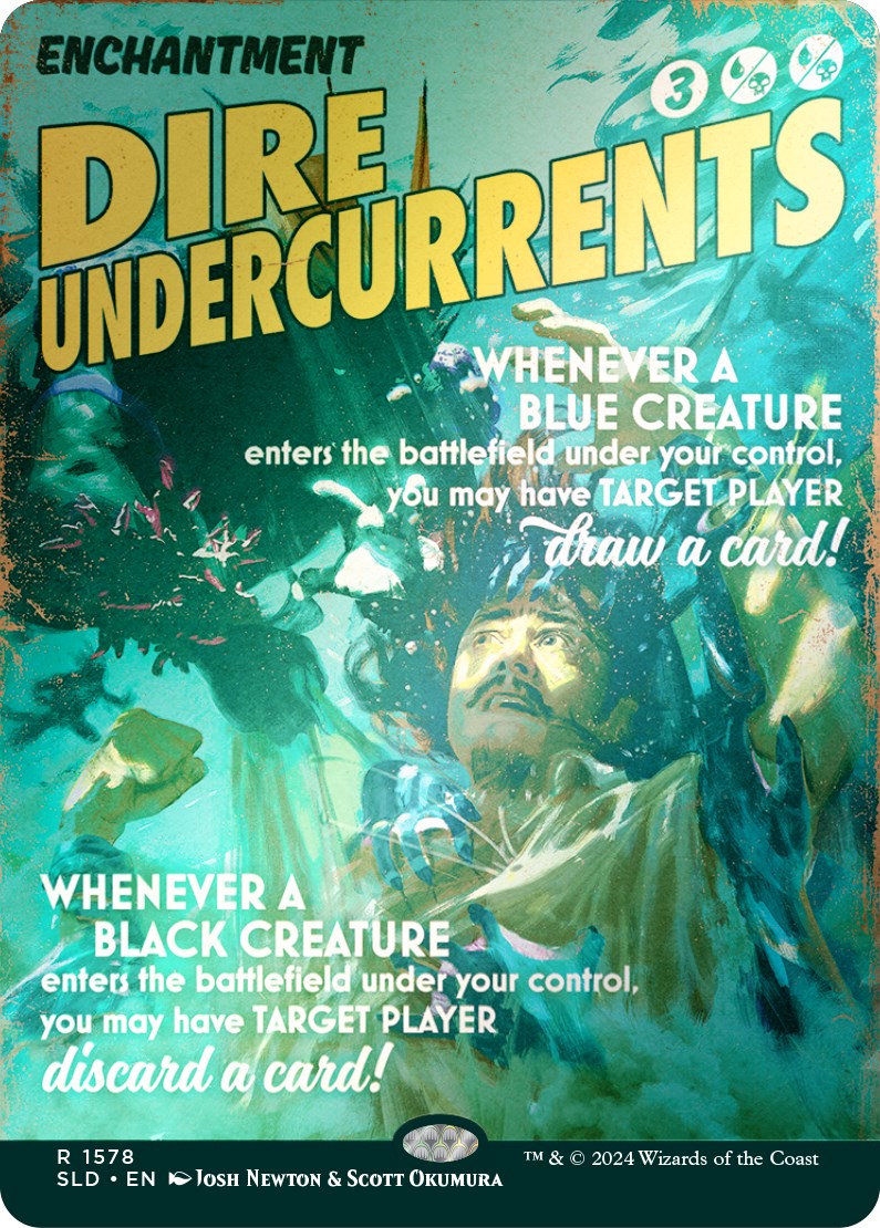 Dire Undercurrents (Rainbow Foil) [Secret Lair Drop Series] | Gear Gaming Fayetteville