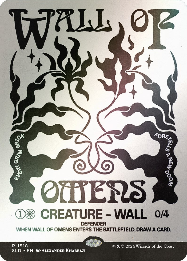 Wall of Omens (Rainbow Foil) [Secret Lair Drop Series] | Gear Gaming Fayetteville