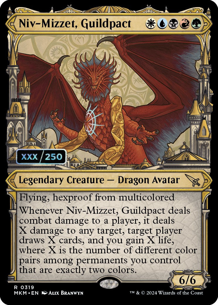 Niv-Mizzet, Guildpact (Serialized) [Murders at Karlov Manor] | Gear Gaming Fayetteville