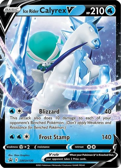 Ice Rider Calyrex V (SWSH130) [Sword & Shield: Black Star Promos] | Gear Gaming Fayetteville