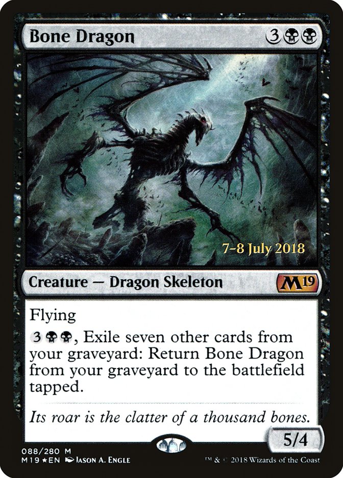 Bone Dragon [Core Set 2019 Prerelease Promos] | Gear Gaming Fayetteville