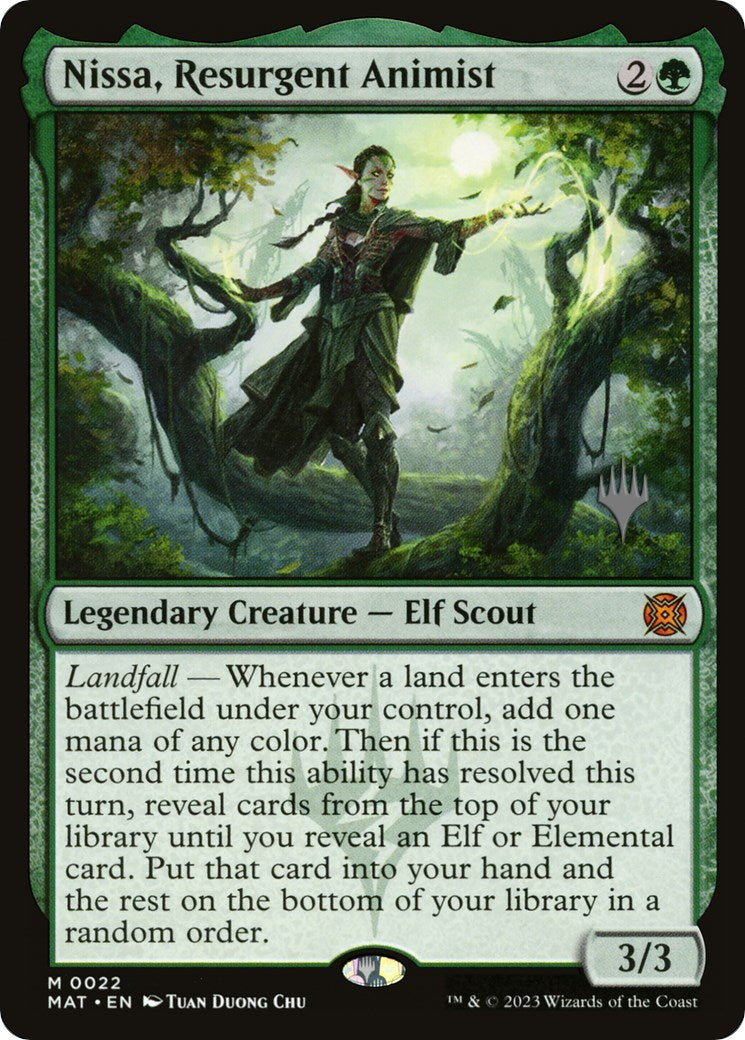 Nissa, Resurgent Animist (Promo Pack) [Murders at Karlov Manor Promos] | Gear Gaming Fayetteville