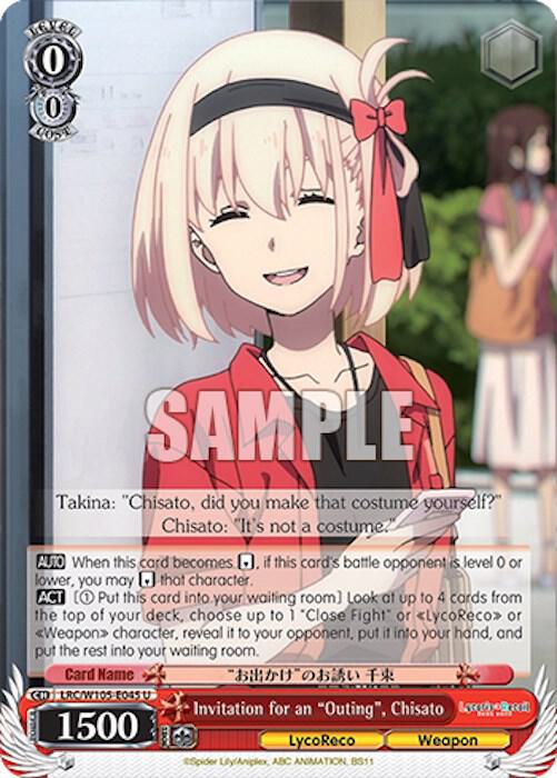 Invitation for an "Outing", Chisato - [Lycoris Recoil] | Gear Gaming Fayetteville