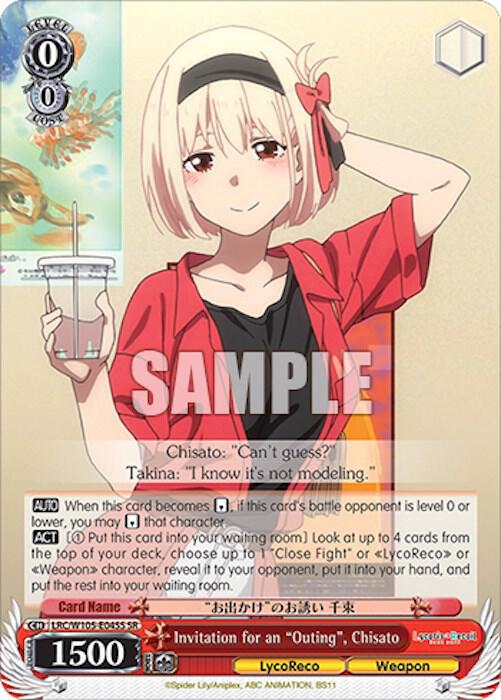 Invitation for an "Outing", Chisato (SR) - [Lycoris Recoil] | Gear Gaming Fayetteville