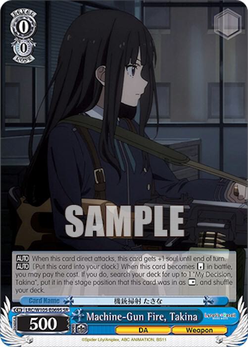 Machine-Gun Fire, Takina (SR) - [Lycoris Recoil] | Gear Gaming Fayetteville