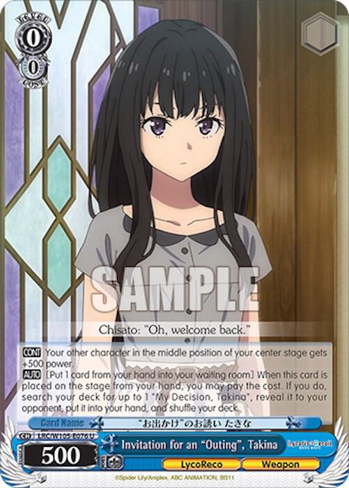 Invitation for an "Outing", Takina - [Lycoris Recoil] | Gear Gaming Fayetteville