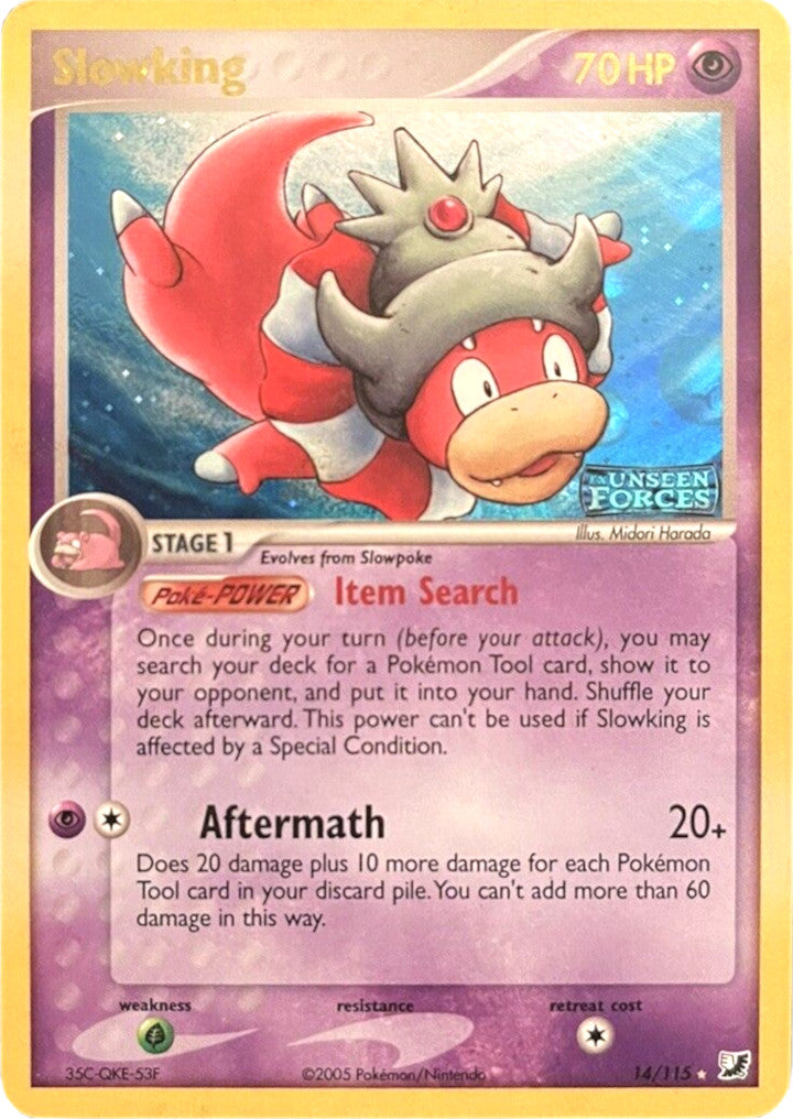 Slowking (14/115) (Stamped) [EX: Unseen Forces] | Gear Gaming Fayetteville