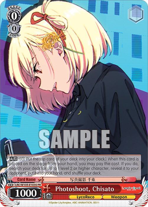Photoshoot, Chisato (Foil) - [Lycoris Recoil] | Gear Gaming Fayetteville