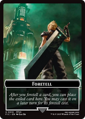 Foretell // Treasure Double-Sided Token [FINAL FANTASY Commander Tokens] | Gear Gaming Fayetteville