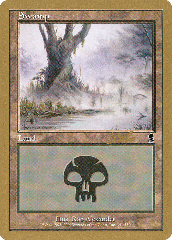 Swamp (cr341) (Carlos Romao) [World Championship Decks 2002] | Gear Gaming Fayetteville