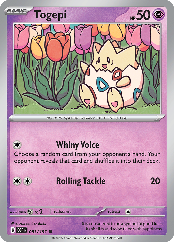 Togepi (083/197) [Scarlet & Violet: Obsidian Flames] | Gear Gaming Fayetteville