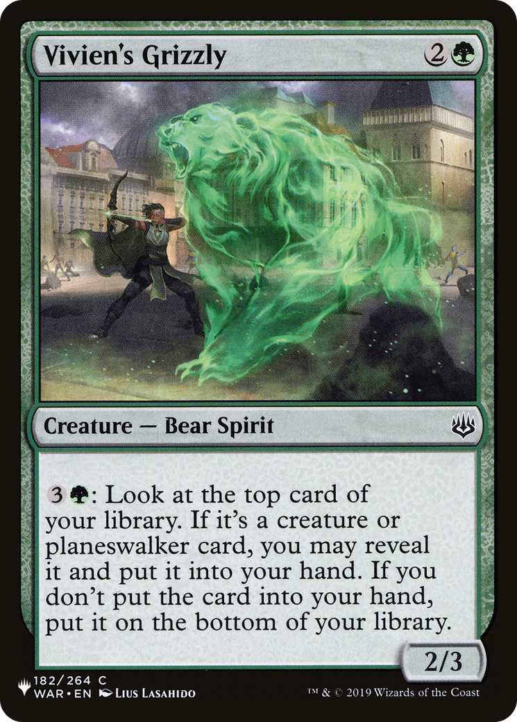 Vivien's Grizzly [The List Reprints] | Gear Gaming Fayetteville