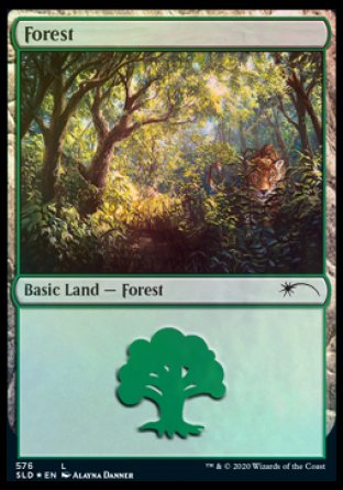 Forest (Cats) (576) [Secret Lair Drop Promos] | Gear Gaming Fayetteville