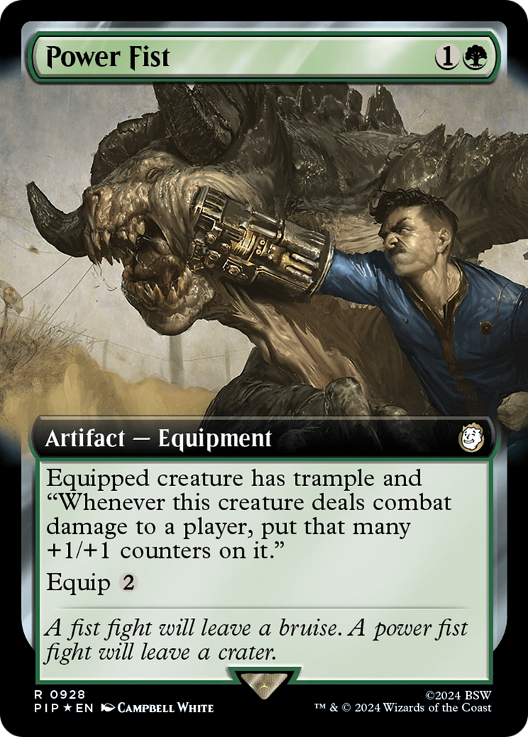 Power Fist (Extended Art) (Surge Foil) [Fallout] | Gear Gaming Fayetteville