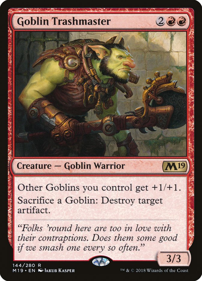 Goblin Trashmaster [Core Set 2019] | Gear Gaming Fayetteville