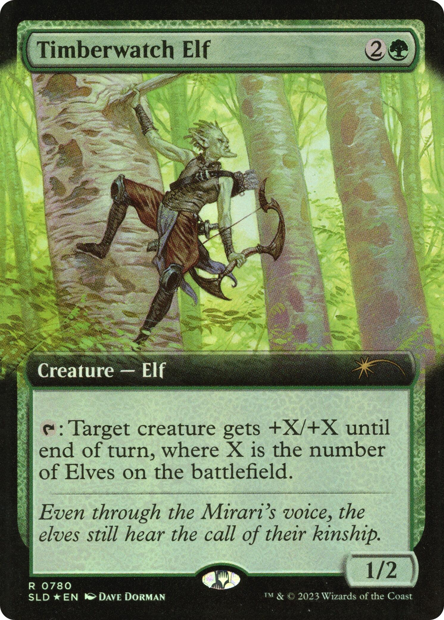 Timberwatch Elf (Extended Art) [Secret Lair Drop Series] | Gear Gaming Fayetteville