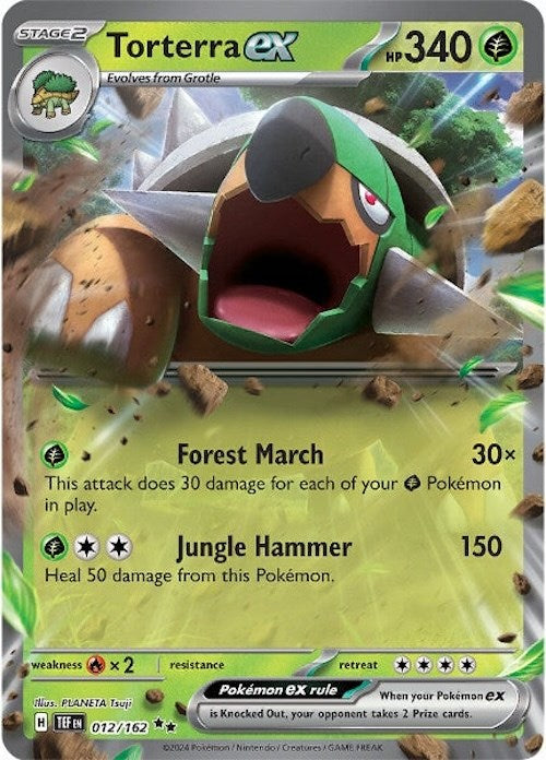 Torterra ex (012/162) [Scarlet & Violet: Temporal Forces] | Gear Gaming Fayetteville