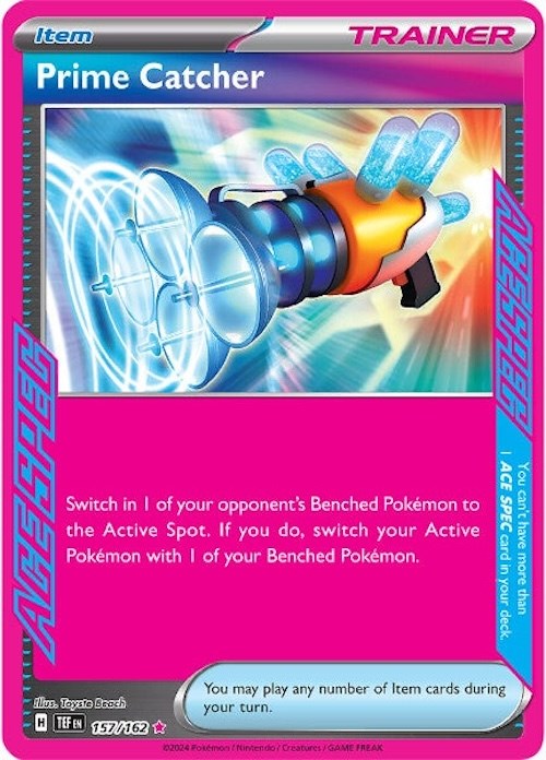 Prime Catcher (157/162) [Scarlet & Violet: Temporal Forces] | Gear Gaming Fayetteville