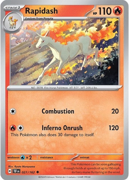 Rapidash (027/162) [Scarlet & Violet: Temporal Forces] | Gear Gaming Fayetteville