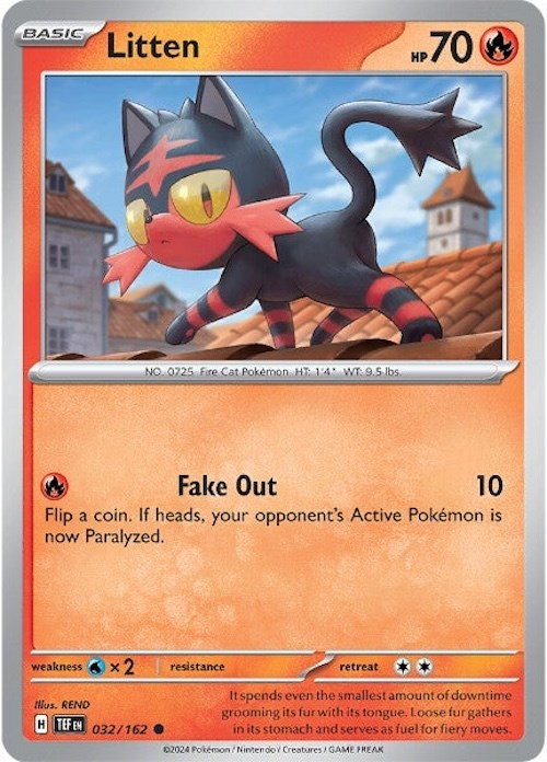 Litten (032/162) [Scarlet & Violet: Temporal Forces] | Gear Gaming Fayetteville