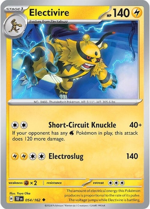 Electivire (054/162) [Scarlet & Violet: Temporal Forces] | Gear Gaming Fayetteville