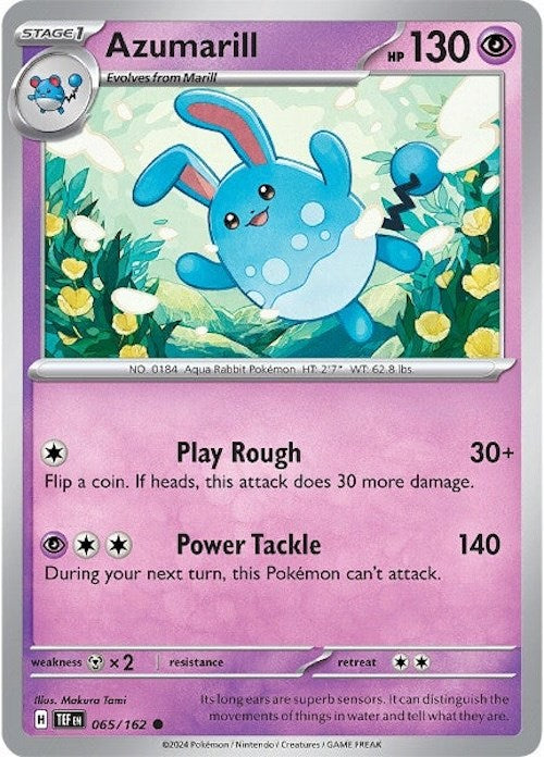 Azumarill (065/162) [Scarlet & Violet: Temporal Forces] | Gear Gaming Fayetteville