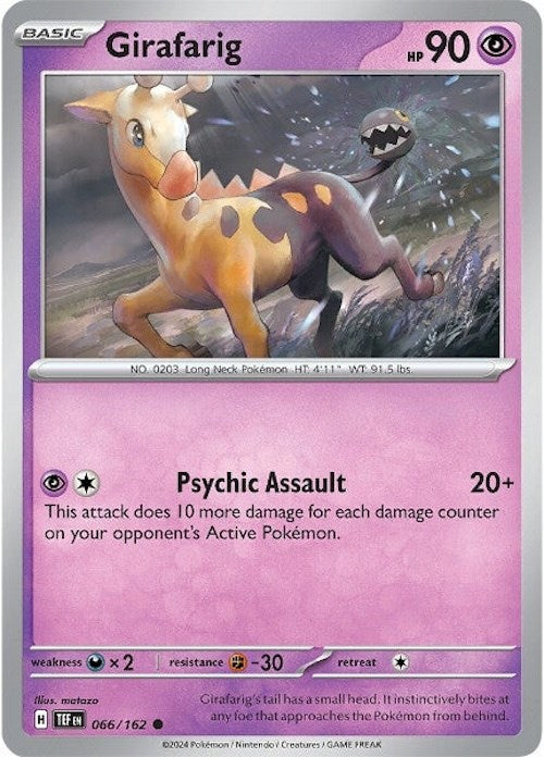 Girafarig (066/162) [Scarlet & Violet: Temporal Forces] | Gear Gaming Fayetteville