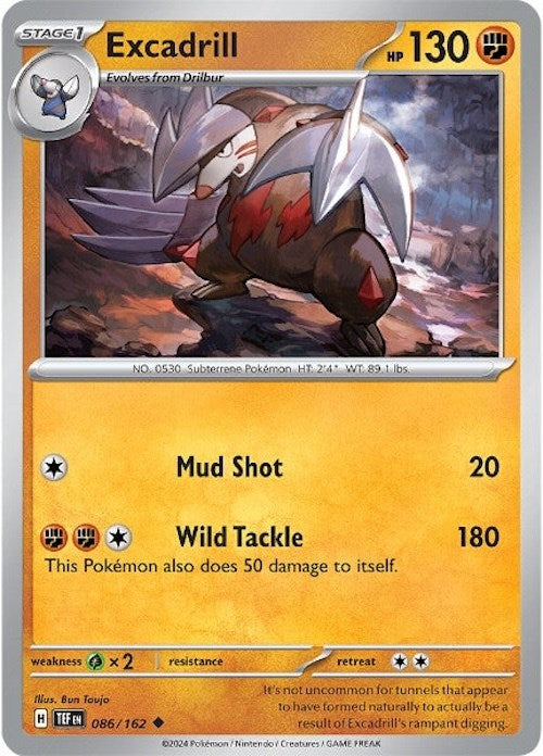 Excadrill (086/162) [Scarlet & Violet: Temporal Forces] | Gear Gaming Fayetteville