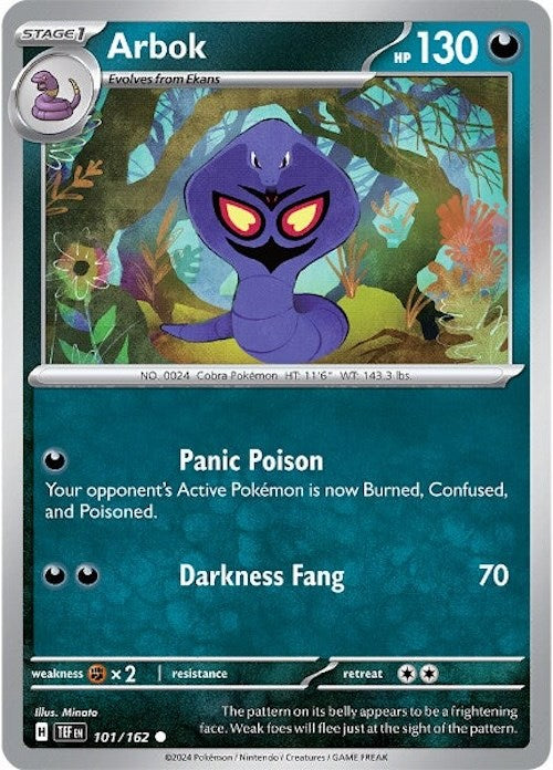 Arbok (101/162) [Scarlet & Violet: Temporal Forces] | Gear Gaming Fayetteville