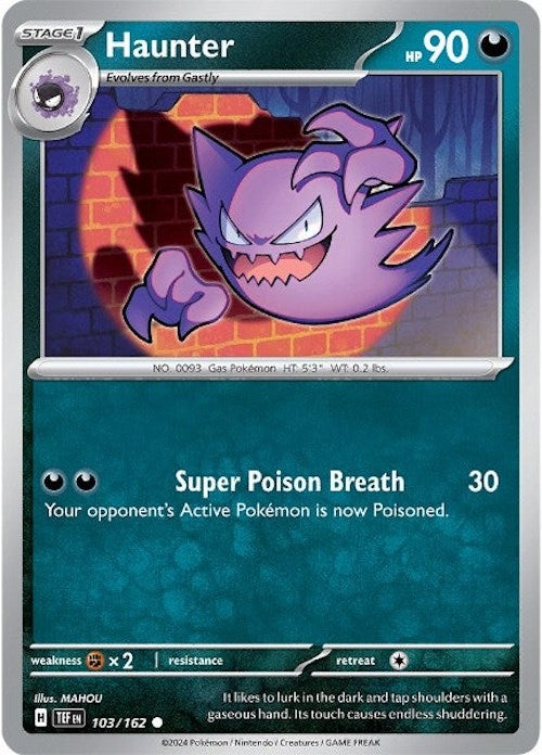 Haunter (103/162) [Scarlet & Violet: Temporal Forces] | Gear Gaming Fayetteville